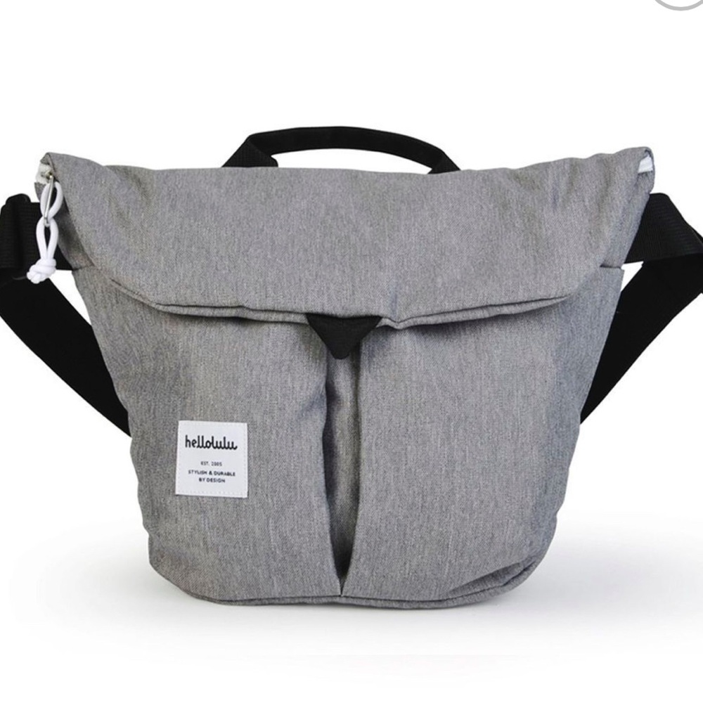 Hellolulu Light Gray Crossbody Bag